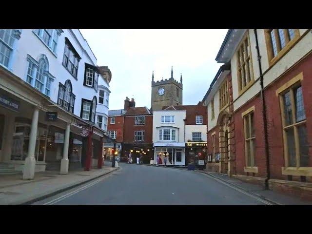 A Drive through English Countryside, Steeple Ashton to Liddington 4K