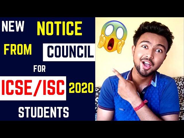 New Notice from CISCE council for ICSE/ISC 2020 Students || Digital classroom on Television ?