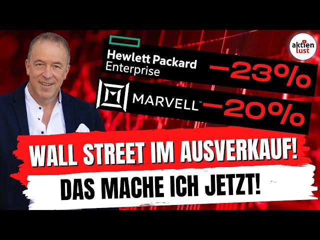 Wall Street im Ausverkauf! HPE Aktie und Marvell Technology Aktie im Sinkflug: DAS mache ich jetzt