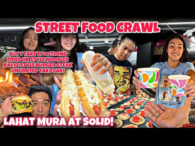 STREET FOOD MANILA | STA CRUZ STREET FOOD | MGA TRENDING NA PAGKAIN SA STA CRUZ MANILA |  FOOD CRAWL