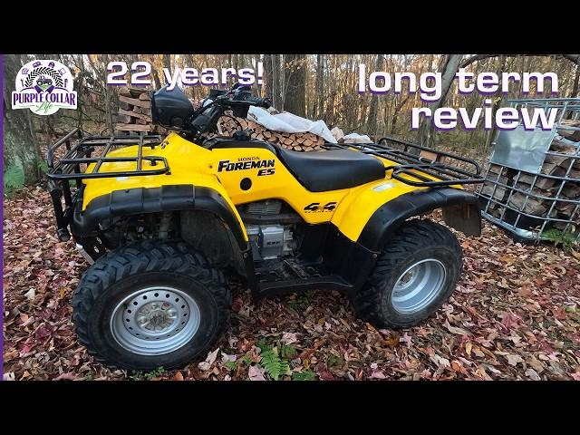 Honda Foreman LONG term review - 22 years and an oil change