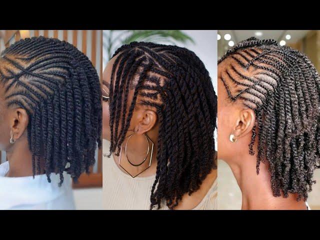 50+ Two Strands Natural Twist Hairstyles for Black Women | Unique & Stylish Twist Hairstyles