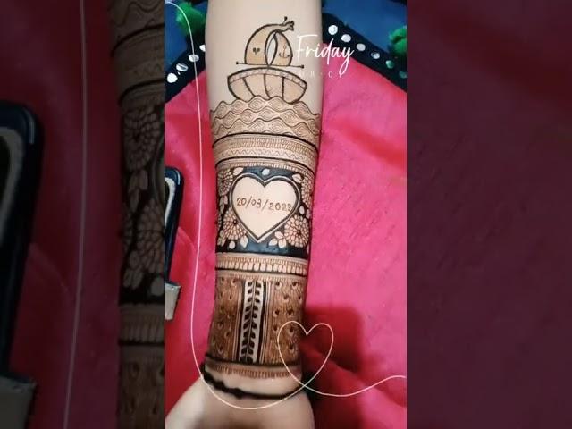 Mehndi design for Engagement Ceremony | Engagement special Mehndi Design #mehmdidesign #ytshorts