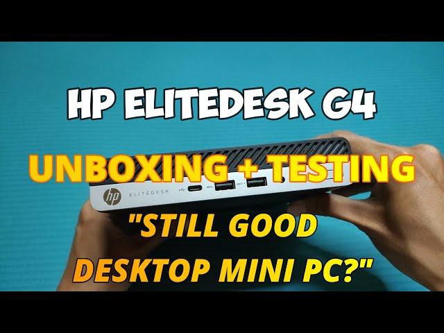 HP EliteDesk G4 Desktop Mini PC (Unboxing, Setup, and Game Testing)