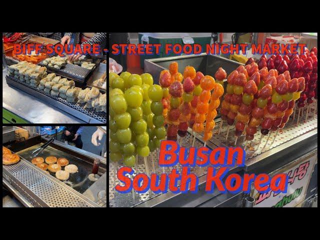 BIFF Square Night Market - Busan South Korea - Delicious Food