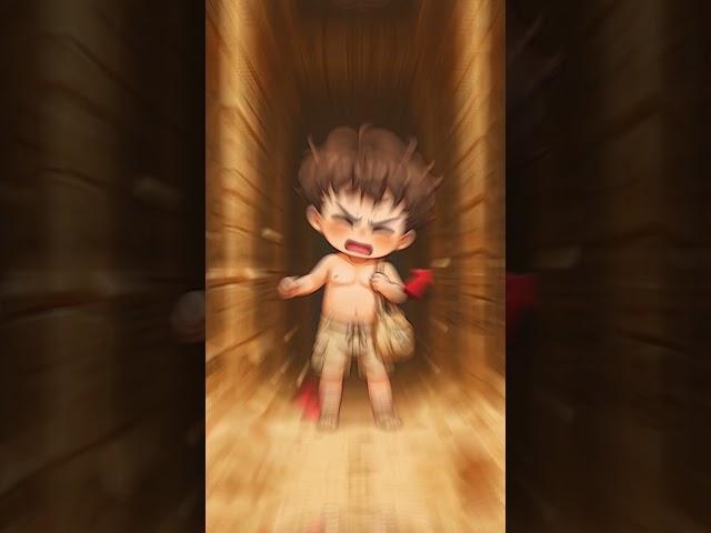 The man goes full rage mode at an inverted-head demon in a bizarre HR room#roblox