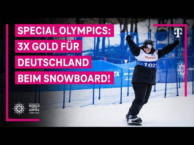 #Turin2025: Medaillenregen für Deutschland beim Snowboard | Special Olympics | Telekom