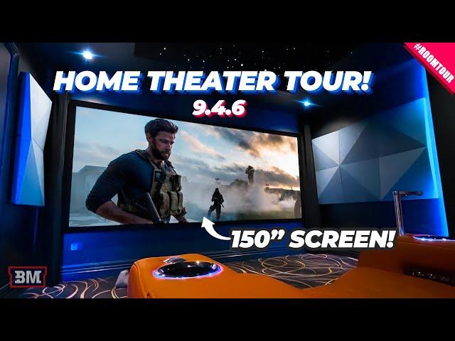 INCREDIBLE 9.4.6 Home Theater Tour 2023! Dolby ATMOS 4K // KRIX // TRINNOV // SONY // MADVR