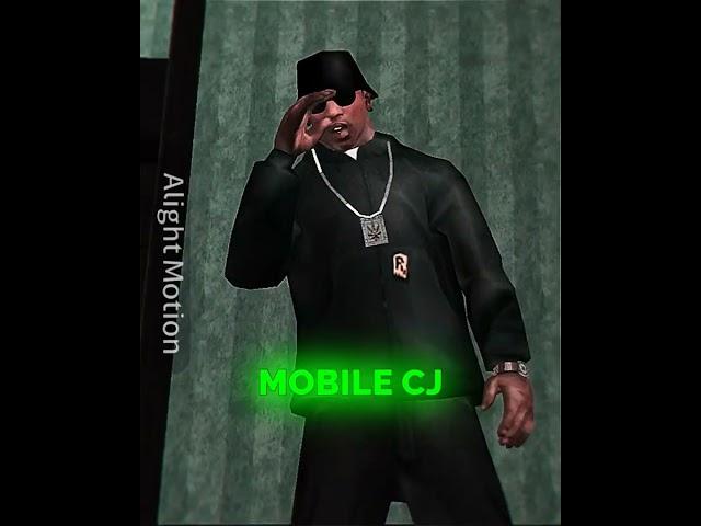 Definitive CJ vs Mobile CJ | #gta #shorts #edit