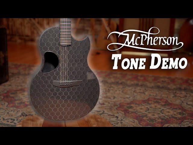 Incredible Carbon Fiber Guitar! McPherson Sable Honeycomb | Specs and Samples