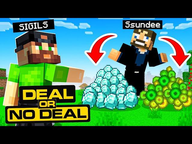 RANDOM Deal or NO DEAL for LOOT in Minecraft