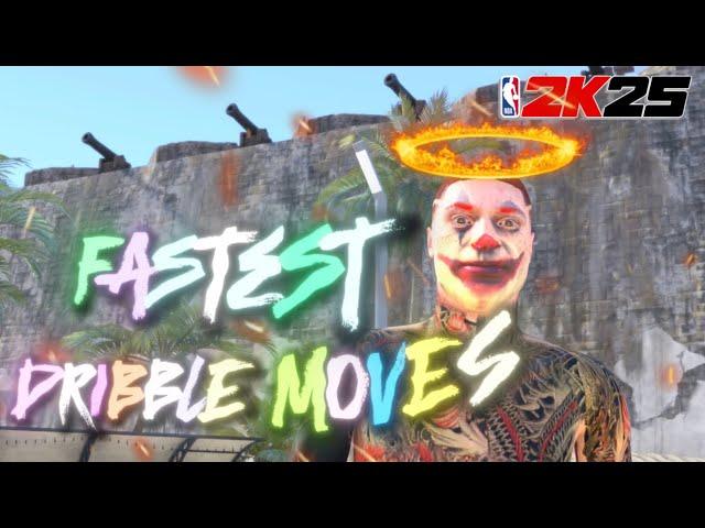 These are the FASTEST DRIBBLES MOVES for ALL GUARDS on NBA 2K25 | SMALL & TALL GUARDS