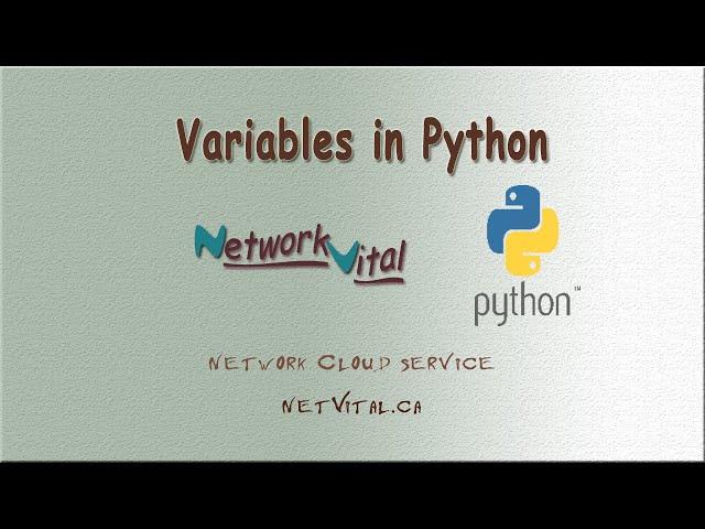 Variables in Python