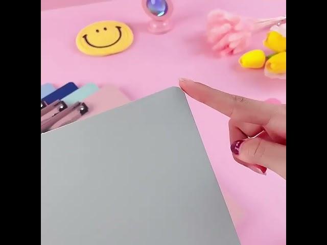 莫蘭迪色加厚A4文件夾