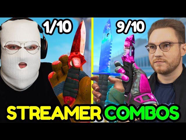 The Knife & Glove Combos CS2 Streamers Use (ohnePixel, Anomaly, Gaules, FURIOUSSS, fl0m, Evelone)