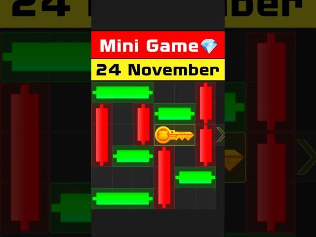 Hamster kombat mini game today | Hamster kombat mini game key | 24 November hamster kombat new key