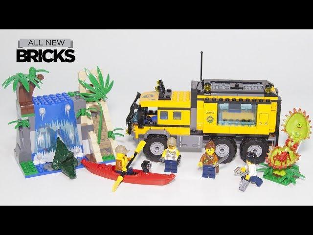 Lego City 60160 Jungle Mobile Lab Speed Build