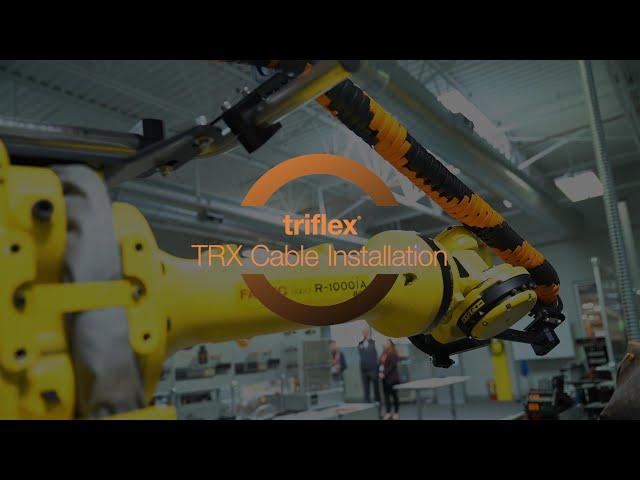 Install Cables Right: igus® triflex® TRX - Robot Cable Management Step-by-Step ️