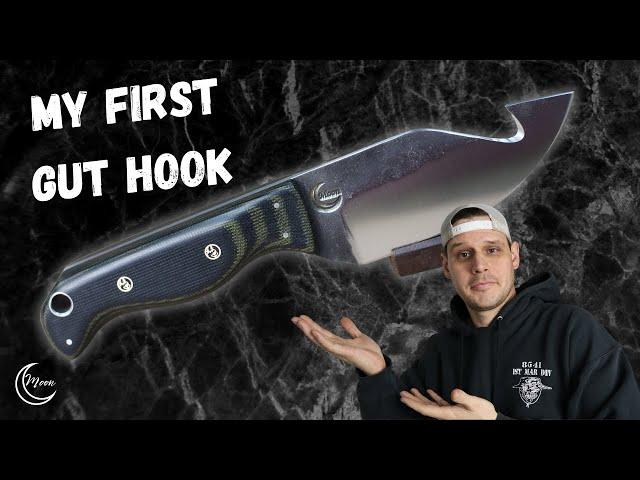 Making a Skinning Knife w/ a Gut Hook | Knife Making | Hand Forging