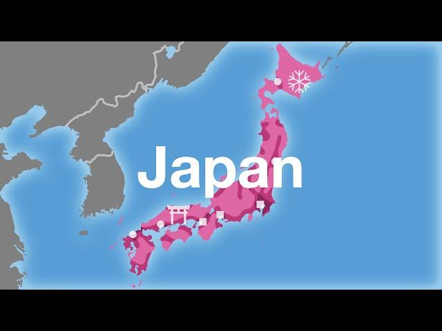 Japan - Geografie, Klima, Bevölkerung