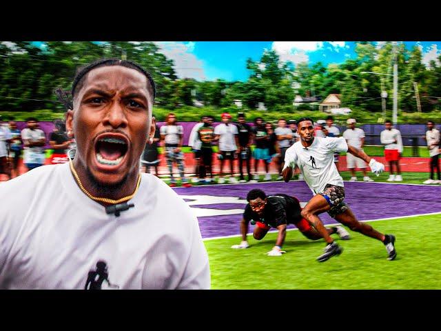 Unguardable WR Makes Every DB Touch Earth! ($10,000 Alabama 1on1’s)