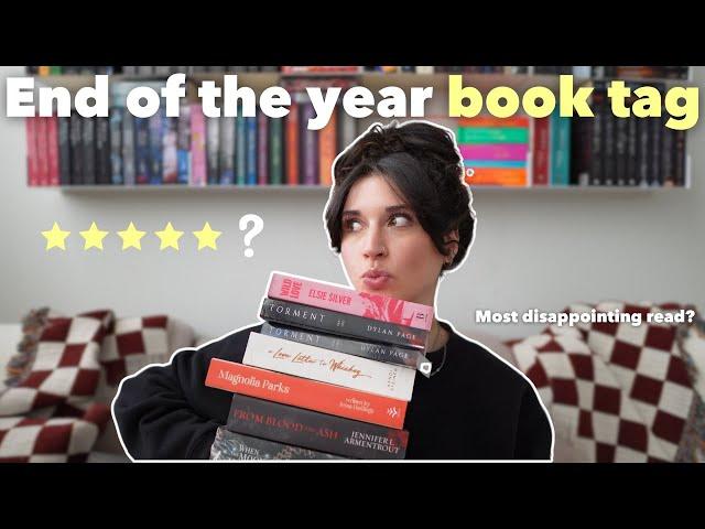 end of the year book tag  disappointments, surprises, fav characters & more!