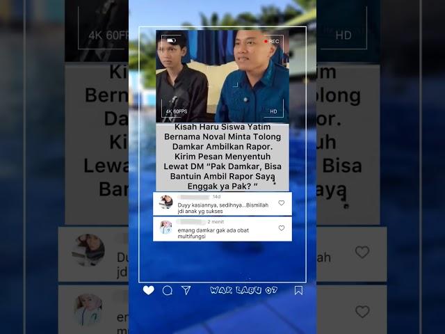 Siswa Yatim Minta Damkar Ambilin Rapor, Isinya Bikin Nangis #viralshorts #trendingshorts