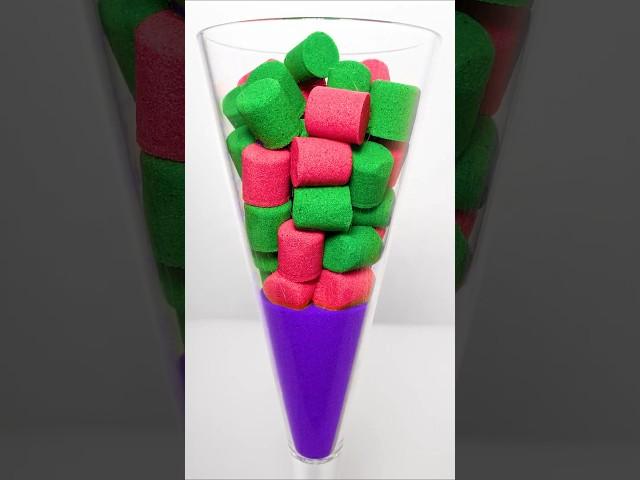 Very Satisfying and Relaxing, Kinetic Sand ASMR, Drop and squish