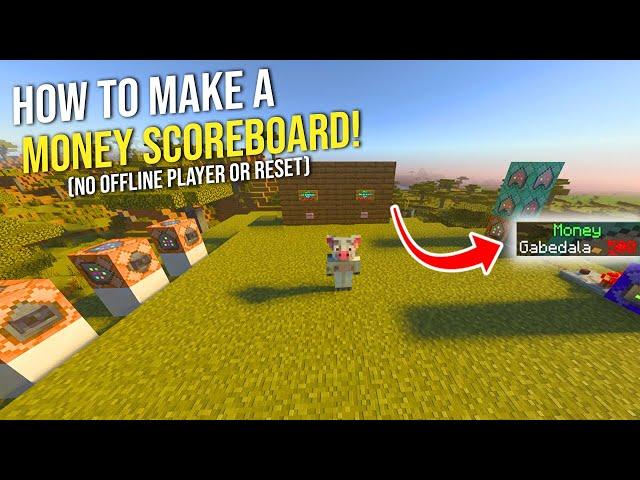 How to Make a Money Scoreboard on Minecraft Bedrock