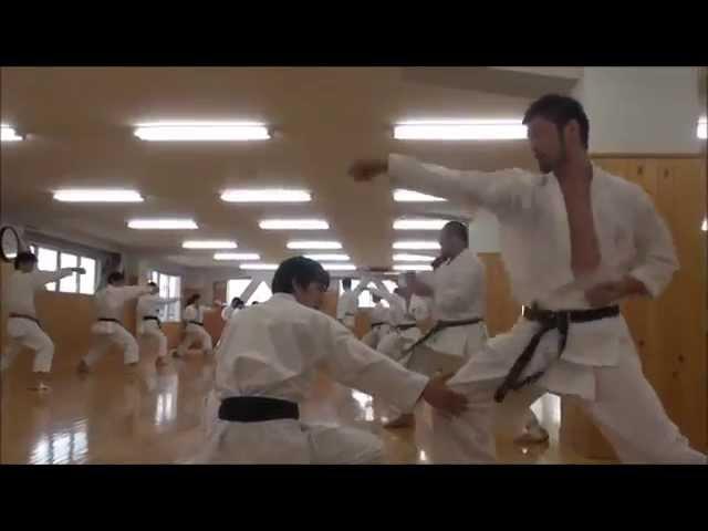 Training at JKA (Japan Karate Association) Honbu Dojo