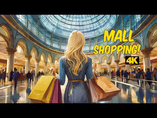 Shopping mall Bucharest Romania! AFI Cotroceni 4K tour - captions & narration