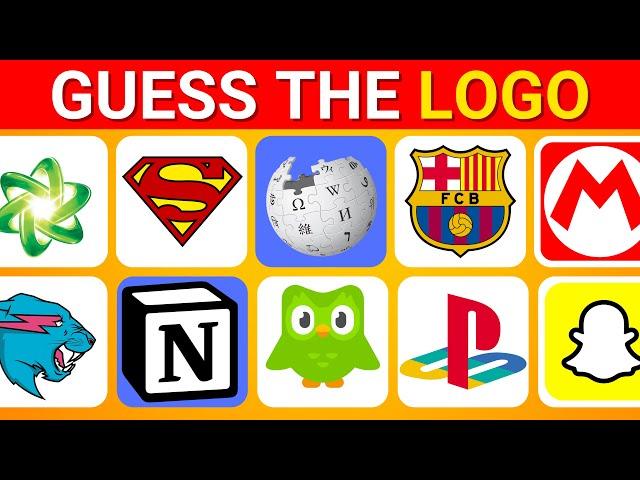 Guess the Logo in 3 Seconds | 100 Famous Logos | Logo Quiz 2024