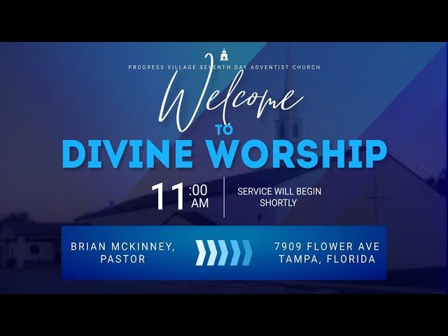 Divine Worship, Friendship Day-Pastor Brian McKinney "To the Work" 7/15/2023