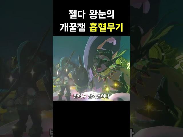 [젤다 왕눈] 게임이 2배 더 재밌어지는 흡혈무기