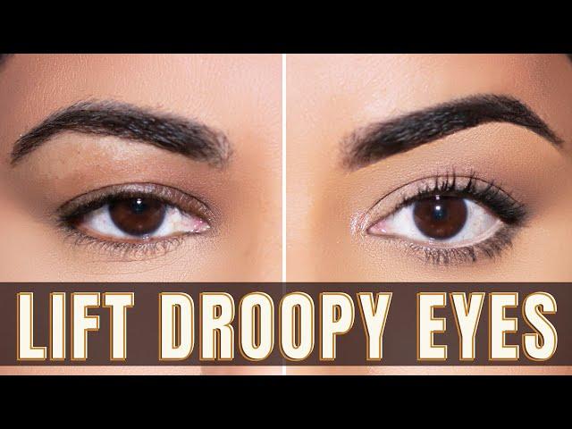 How To INSTANTLY Lift Droopy Eyelids!