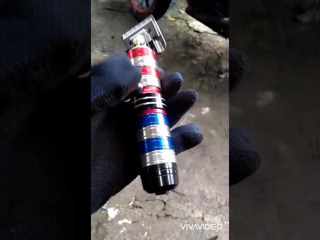FJ Sniper latest clipper 8800mah battery push button switch with charging pin gawang barberong pinoy