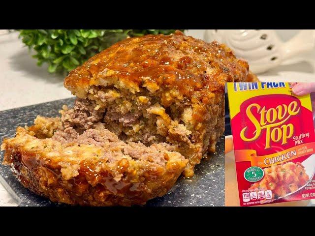 Stove Top Stuffing Meatloaf! Easy and Delicious Dinner Recipe