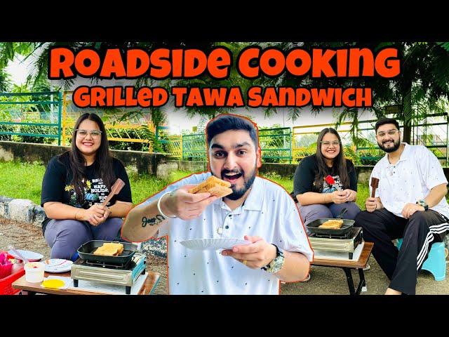 Roadside Grilled Tawa Sandwich Recipe | Easy & Super Tasty | Amanjass Vlogs |