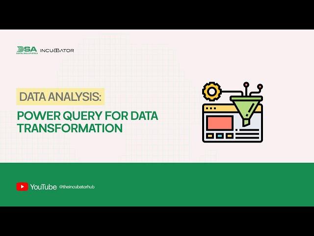 DIGITAL SKILLUP AFRICA ||DATA ANALYSIS: POWER QUERY FOR DATA TRANSFORMATION