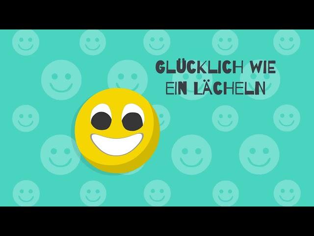 Deutsch lernen  | Glücklich wie ein Lächeln! | Adjektive üben mit Musik!