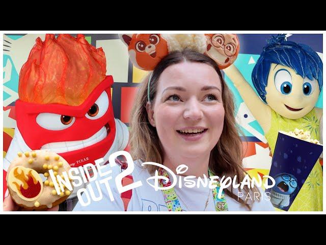 DISNEYLAND PARIS VLOG JUNI 2024 | INSIDE OUT 2 PREMIERE: ANGER & JOY ONTMOETEN, SNACKS & MEER!