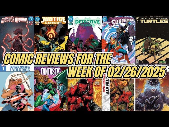 COMIC BOOK REVIEWS FOR THE WEEK OF 02/26/2025 | NEXT ISSUE COMIC BOOKS