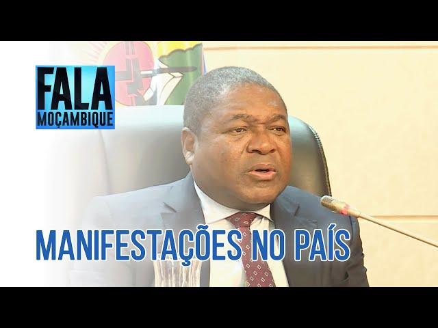 Presidente Nyusi solicita ajuda internacional para estabilização do país em meio as manifestações