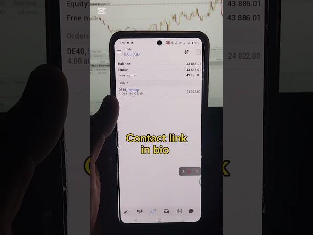 Fully Automatic De40 Bot  Works On All Pairs No Drawdown #forex #autotrading