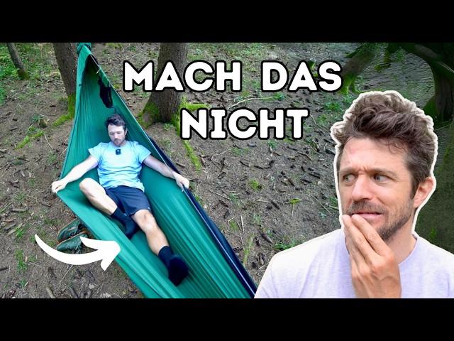 16 Fehler - Hängematten Camping