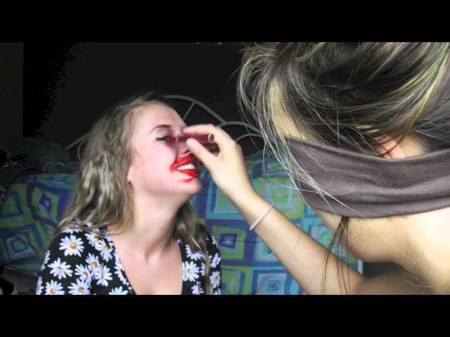 Blindfolded Makeup Challenge