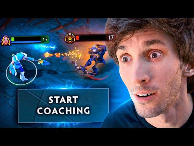 Dendi coaches 1000 MMR support, but he has better strats