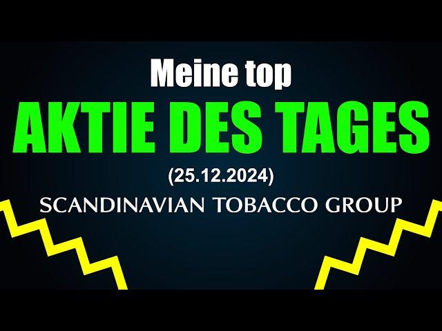 Dänische Tabak Aktie des Tages: Scandinavian Tobacco Group | STG Aktie mit hoher Dividende Dänemark