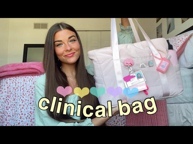 WHAT'S IN MY CLINICAL BAG | nursing student