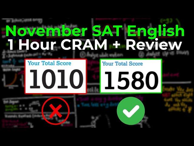 November SAT English FULL Review & Exam Prep (EVERYTHING YOU NEED TO KNOW!!)